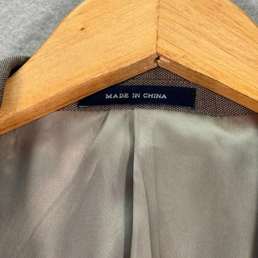 Ralph Lauren Blazer Coat Jacket‎ Mens 46 Brown Dillards Formal Casual Wool Suits